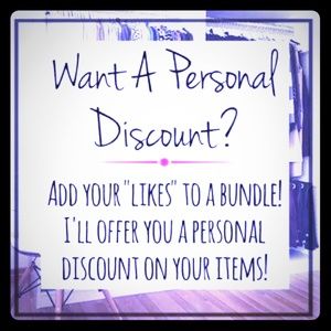 BUNDLE LIKES TO RECEIVE DISCOUNT